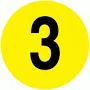 "3" Label