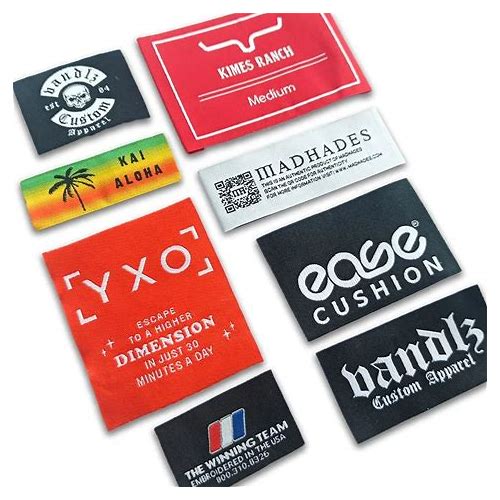 Custom Clothing Damask Label Bl…