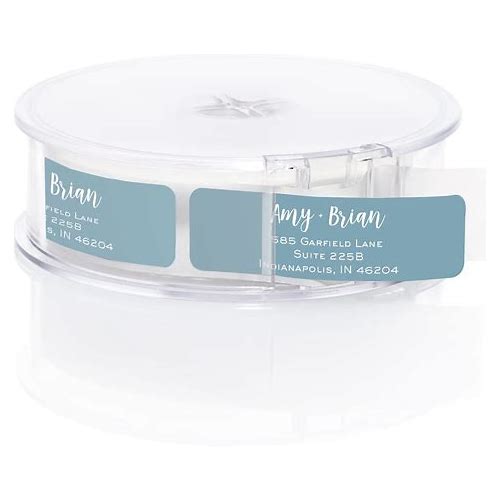 Simple Modern Blue Rolled Addre…