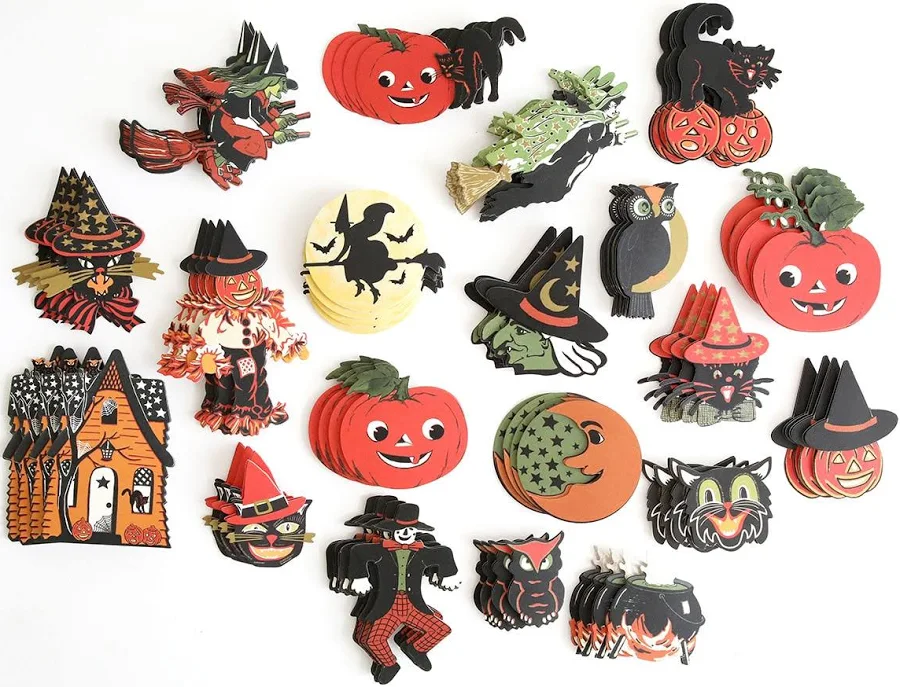 Retro Halloween Stickers