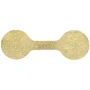 Gold Round Tear-Proof Paper Adhesive Ring Tag