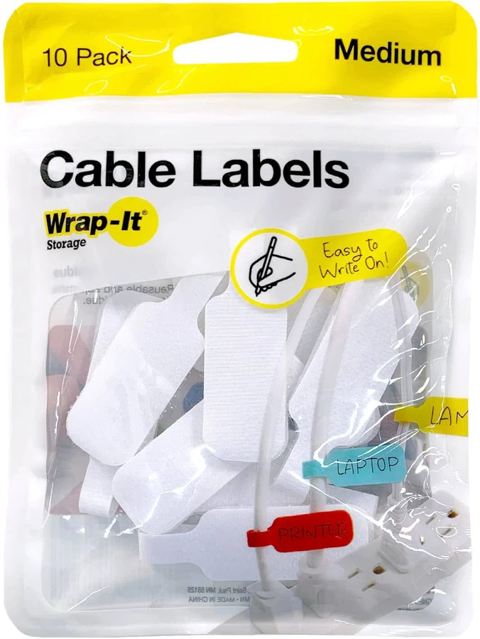 Cable Labels Medium 14-Pack