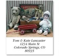 Antique Dolls Select Address Labels (12 Designs)