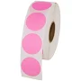 Pink Circle Stickers and Labels