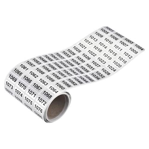 1-10000 Self Adhesive Consecutiv…