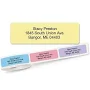 Pastel Rainbow Standard Rolled Return Address Labels