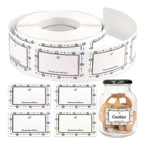 Jam Labels - 600Pcs Self Adhesiv…