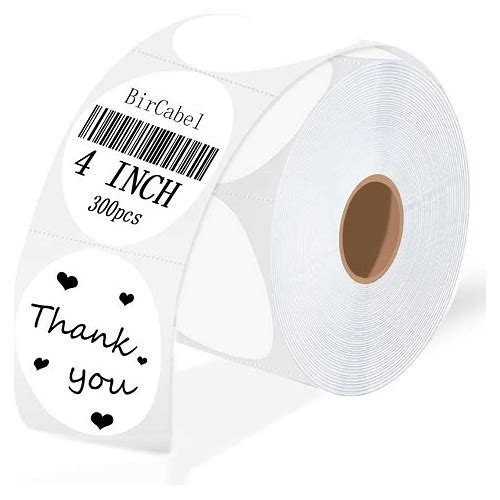 4 Inch Large White Circle Therma…