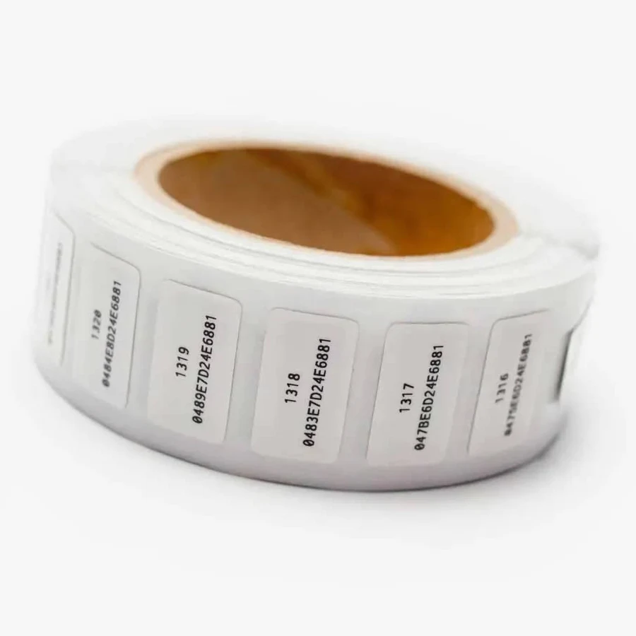 100 PCS - RFID Tag (Adhesive) HF Fudan 1k
