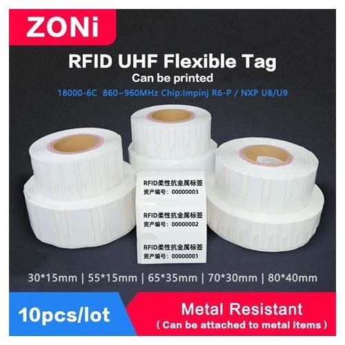 RFID UHF Tag Flexible Anti Meta…