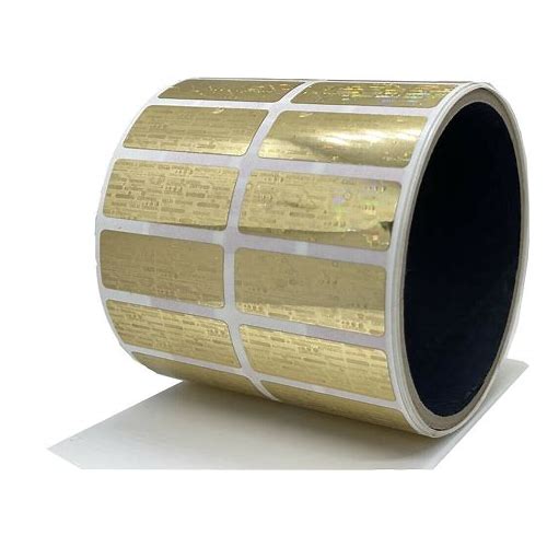 Tamper Evident Holographic Gol…