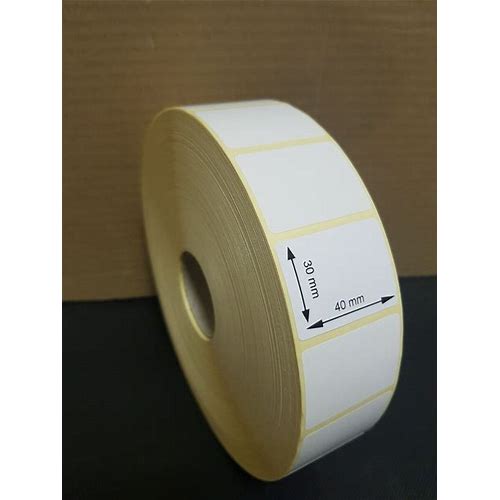 Blank White Self Adhesive Labels …