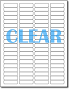 Small Clear Labels Clear Laser Labels Full Sheet Sheets