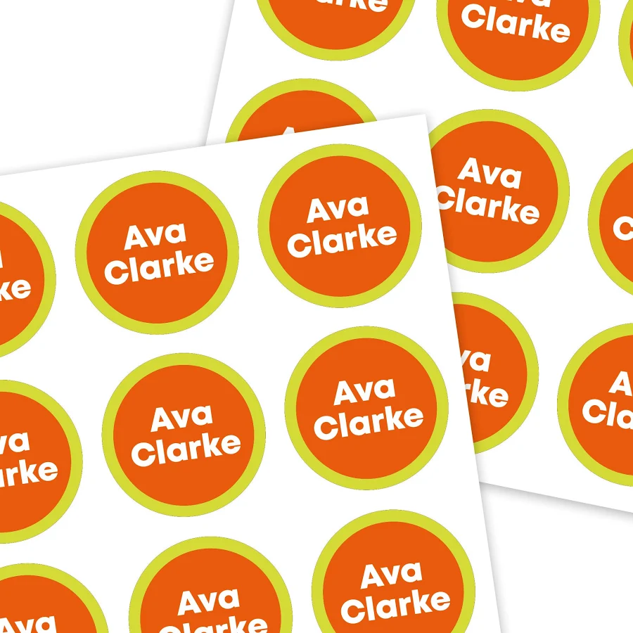 Water Bottle Labels - 60 Count