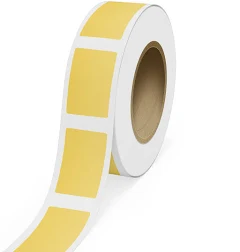Matte Gold Foil 2 1/2 x 4 Inch Roll of Rectangle Labels - Durable - 125 Pack - By Jam Paper