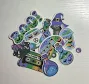 Self Adhesive Hippy Style Halloween Stickers