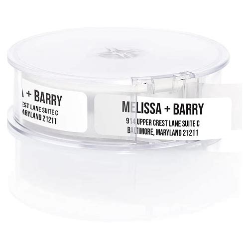 White Bold Rolled Address Labels…
