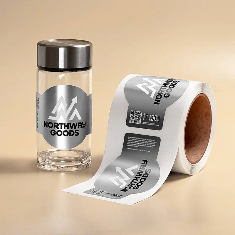 Custom Metallic Labels - Order 50 to 20,000+