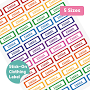Custom Stick-On Clothing Labels: Waterproof Name Stickers