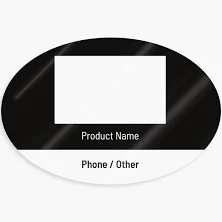 Custom Front Adhesive Stickers | 25 qty | VistaPrint | Design: Black, Clothing, Retail, Styles & Themes, Industry, Conservative