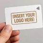 Custom Nfc Tag Card – Personalized Laser Engraving – White Card With