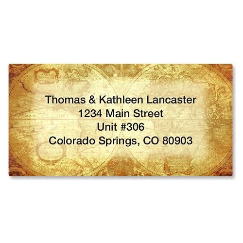 Personalized Self-Stick Old World …