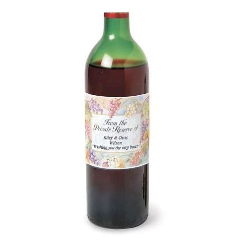 Bacchus Personalized Wine Bottl…
