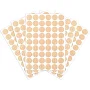 Nbeads 5 Sheets PVC Self-Adhesive Stickers, Decorative Stickers, Flat Round, Moccasin, 211x145x0.5mm Plastic Flat Round