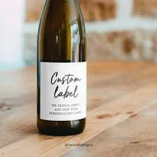 Custom Wine Label for Birthday Bridesmaid Anniversary | Personalized Champagne Bottle Labels | Custom Wine Stickers for Any Occasion Holiday