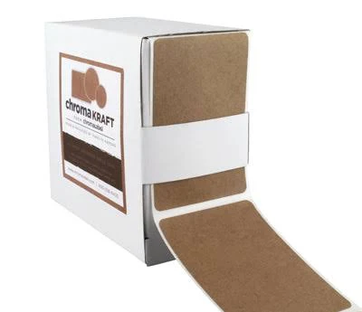 True Kraft Paper Rectangular Labels