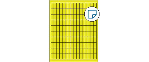 0.5 X 1 Fluorescent Yellow Rectan…
