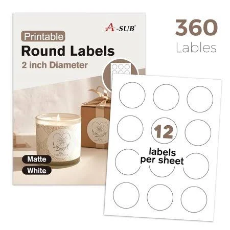 2 Inch Round Sticker Labels