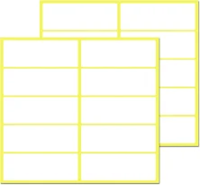 300 Pieces - White Sticky Labels To Write On, Blank Stick On Adhesive