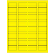 Tape Logic 4 x 5" White Removable Rectangle Laser Labels ll267