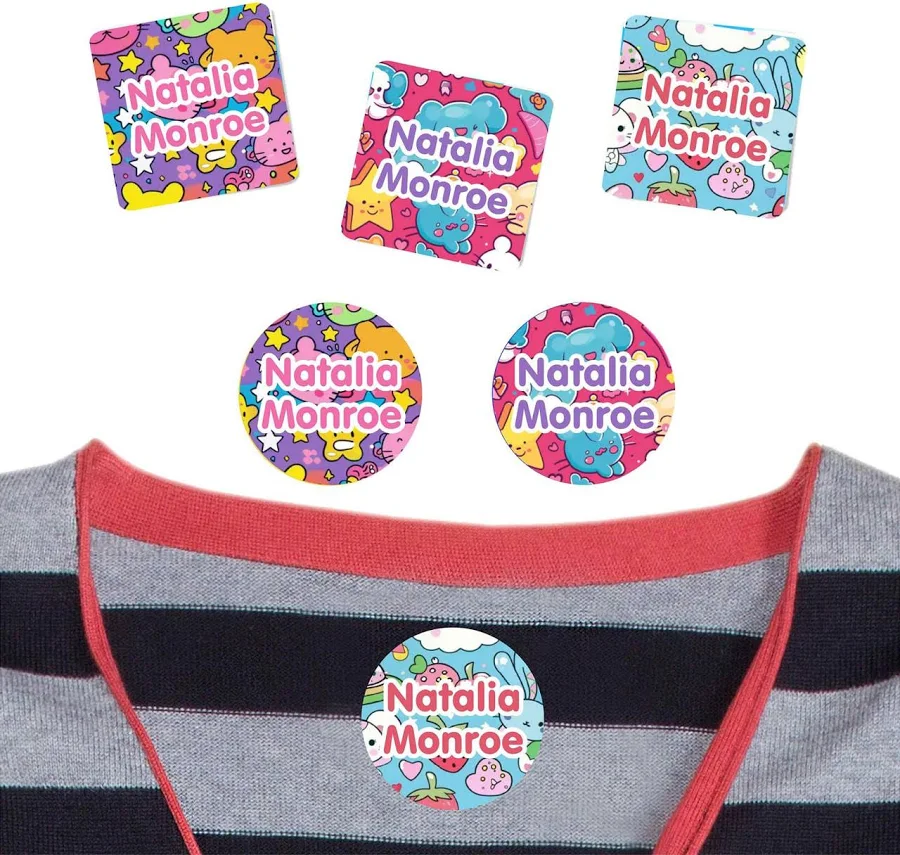 Kawaii Cuties Name Labels