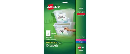 Avery Self-Adhesive Removable I…