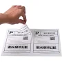 [100 Sheets; 200 Labels] Half Sheet Self Adhesive Shipping Label for Laser & Inkjet Printers, 2 Per Page Self Adhesive Mailing Labels White 8.5'' x