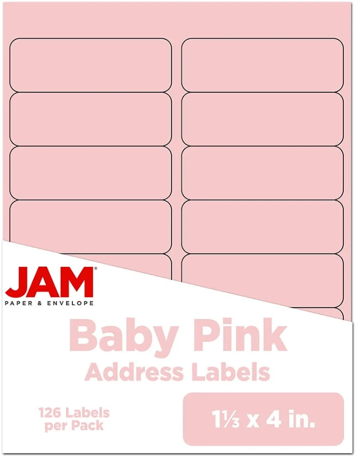 Jam Paper Shipping Address Labels