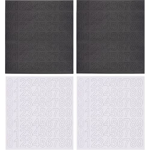 4 Sheets 2 Colors PVC Self Adhe…