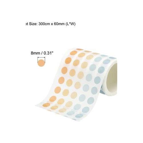 Color Sticker Round Label 8mm S…