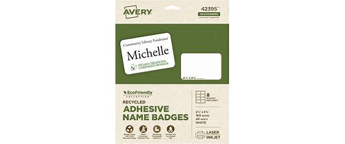 Avery® Ecofriendly Adhesive Na…