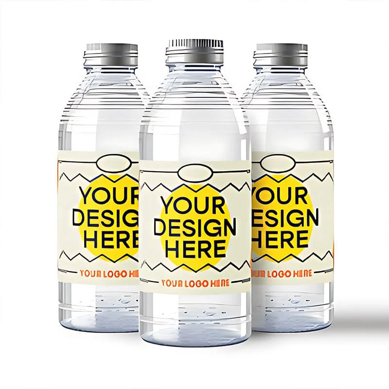 Custom Water Bottle Labels – 8.5" x 11" Page, Waterproof