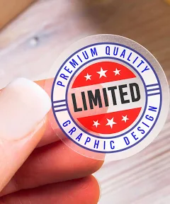 Clear Stickers 4"x4" / 10000