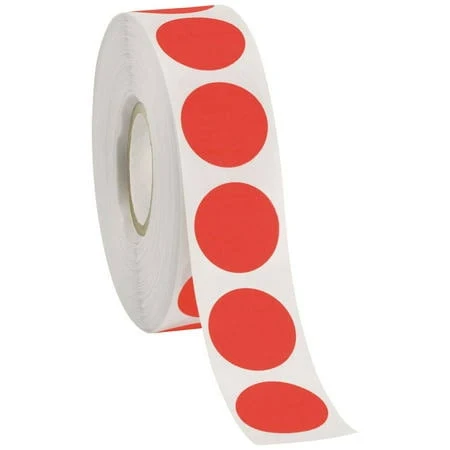 Self-Adhesive Fluorescent Red Labels