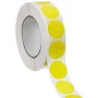 1000pcs Yellow Round Self-Adhesive Coding Label