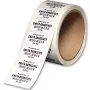 Ultra-Adhesive Custom Labels On A Roll No by Emedco