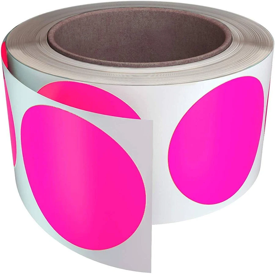 Royal Green Colored Dot Stickers