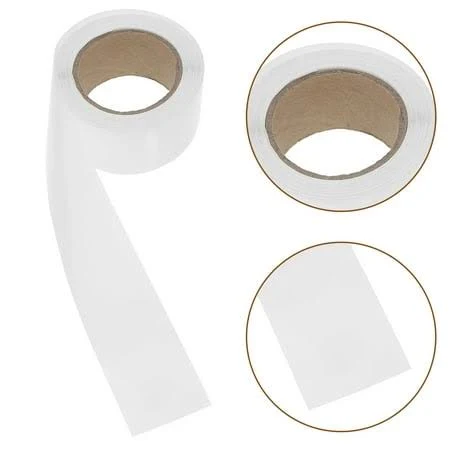 Writwaa 500Pcs Round Clear Labels Waterproof Transparent Stickers Self Adhesive for Package Sealing