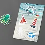 3" x 5" Vinyl Sticker Sheet 6 mil - Sample