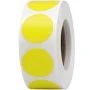 Hot Yellow Color Code Labels 3/4" Round QTY 500 | Wholesale Labels | InStockLabels